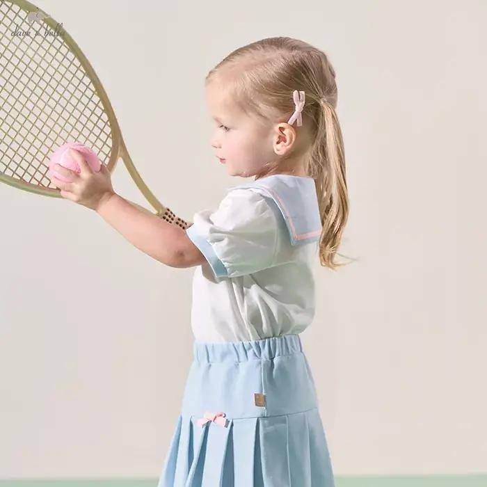 Strive MACChildren-Ensemble de jupe et polo de sport pour bébé, vêtements pour enfants doux et migno