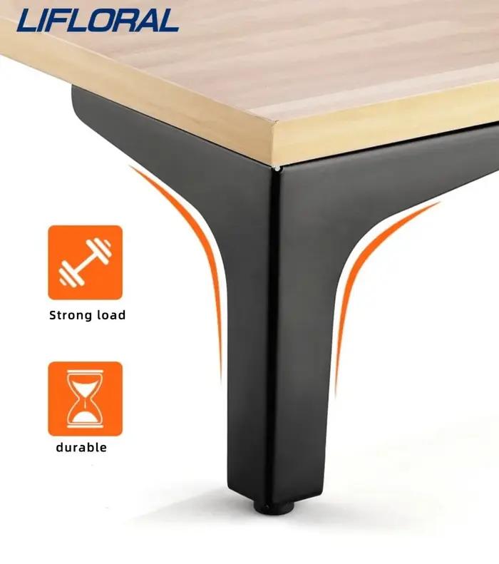 4 pièces pieds de meubles en métal noir or argent pour pieds de Table basse canapé chaise armoire de