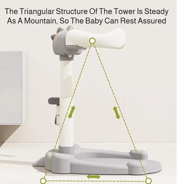Support de douche réglable pour bébé, dispositif de bain antidérapant pour enfants, support de bain