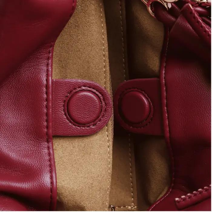 Sac nuage en cuir de vachette pour femme, sacs à main à bandoulière pour femme, cuir véritable Berga