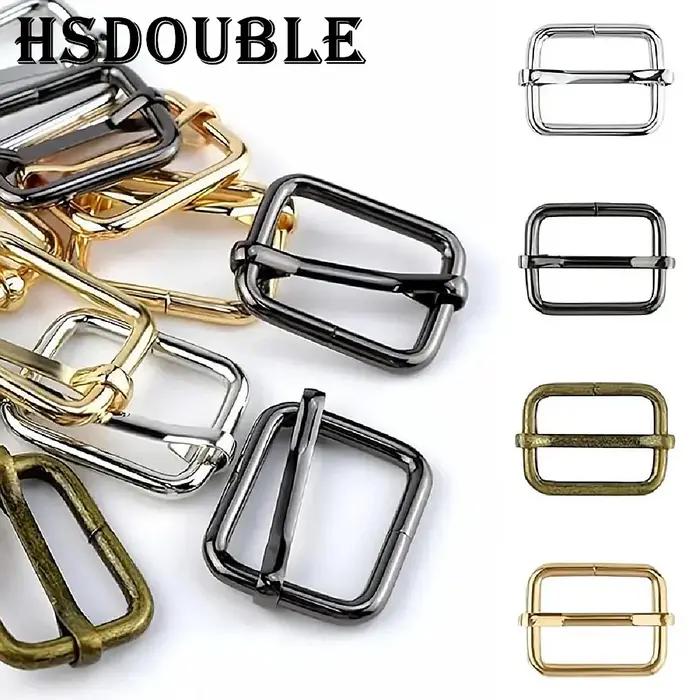 Glissières métalliques à trois glissières, 10/50/100 pièces, boucles à rouleau en forme de fil, ajus