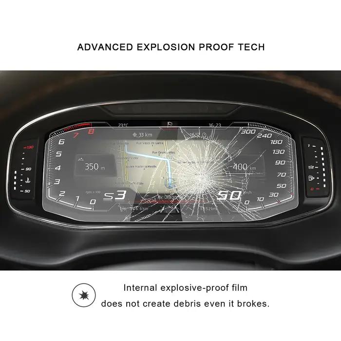 RUIYA pour Seat CUPRA Ateca/Leon/Tarraco/Arona/Ibiza/Cupra Formentor Protecteur d'écran d'instrument