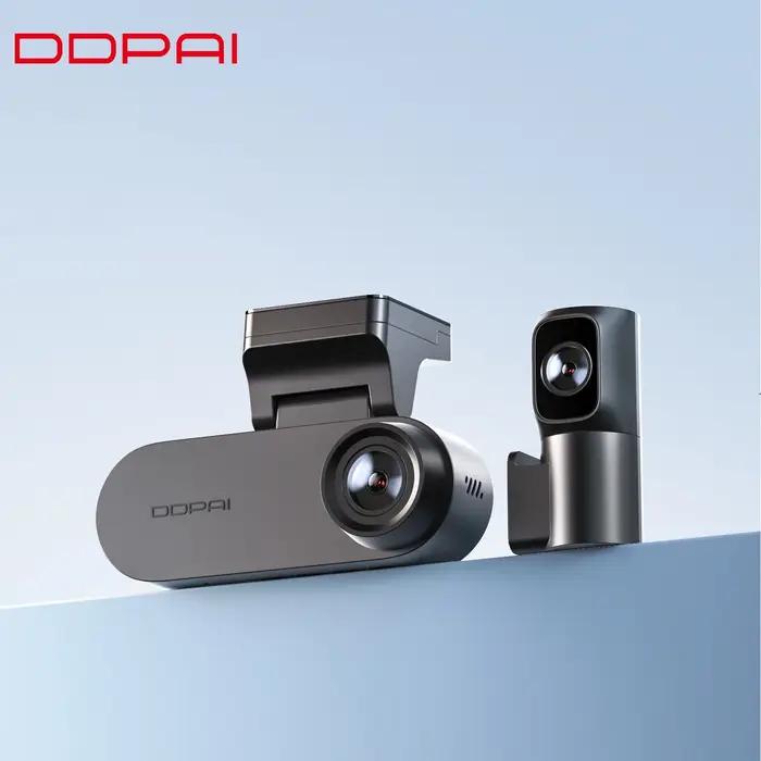 Caméra embarquée DDPAI N2, avant 1440P, arrière 1080P, HDR, GPS, ADAS, vision nocturne, avec superco