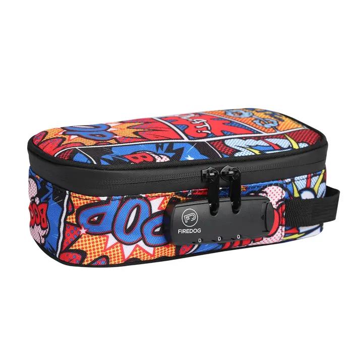 Sac anti-odeur FIREDOG avec étui de rangement d'odeur à serrure à combinaison