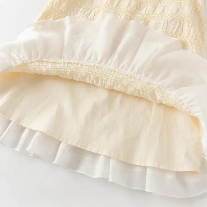 Robes de princesse d'été pour filles Dave Bella, 7-13 ans, robe de fête à manches courtes pour enfan