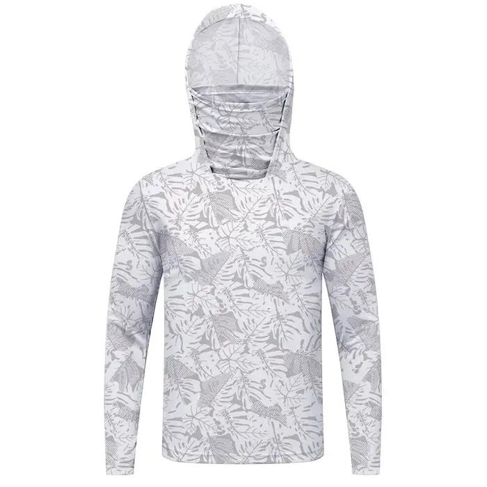 T-shirts de protection solaire pour hommes, manches longues, résistants aux UV, pêche, randonnée, ma