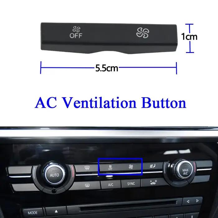 Boutons de contrôle du Volume de l'air conditionné, pour tableau de bord de voiture, pour BMW X3 X4