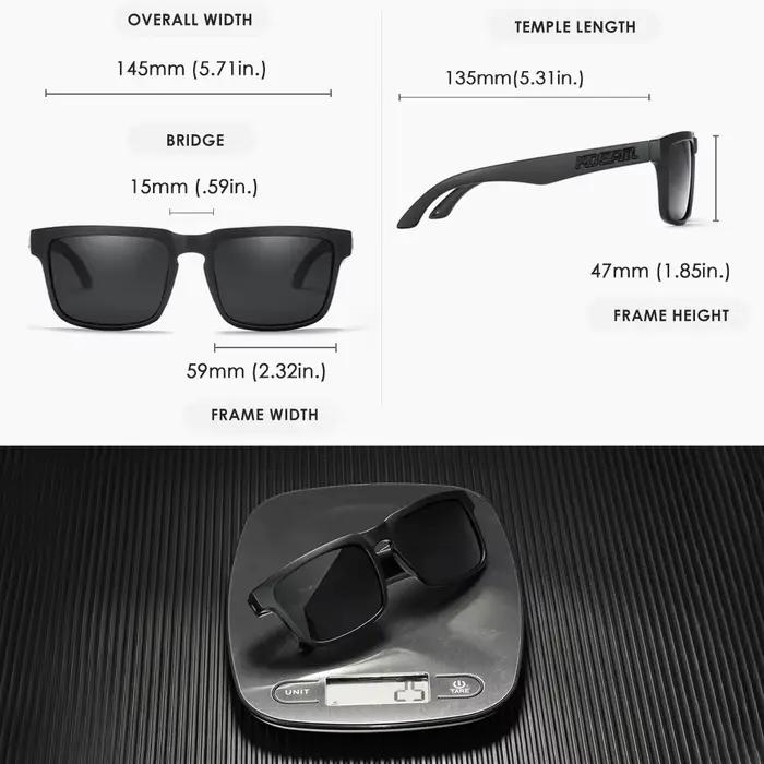 2025 Kdeam lunettes de soleil polarisées de haute qualité pour femmes hommes mode unisexe marque pop