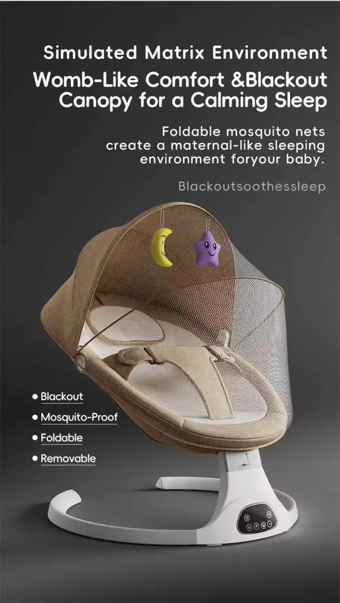 Berceau pour bébé, chaise à bascule, lit bébé, berceaux, balançoire électrique pour bébé, transat po