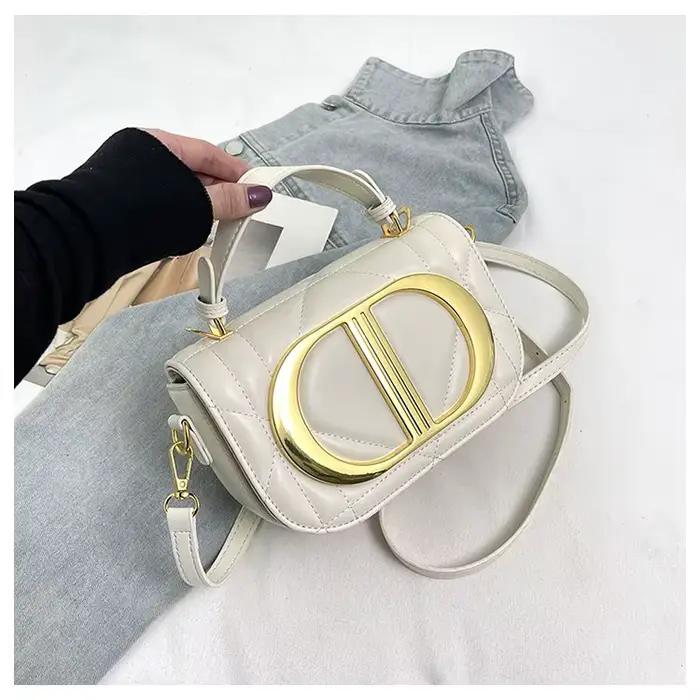 Sac à langer élégant rétro chic en cuir texturé, sac à bandoulière pour femme, sac fourre-tout minim