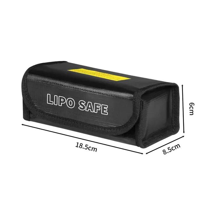 185x75x60mm carré RC LiPo sac de sécurité batterie sécurité ignifuge antidéflagrant garde batterie P