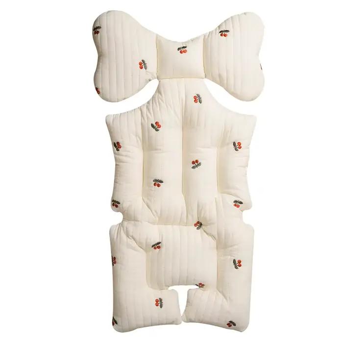 Coussins de siège de poussette pour bébé, chauds, en coton épais, pour enfant, universels, quatre sa
