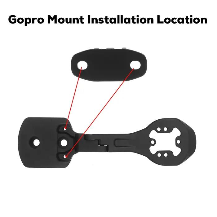 ULLICYC pour 5D Vision Metron ACR Support de guidon en alliage d'aluminium compatible avec GPS/Garmi