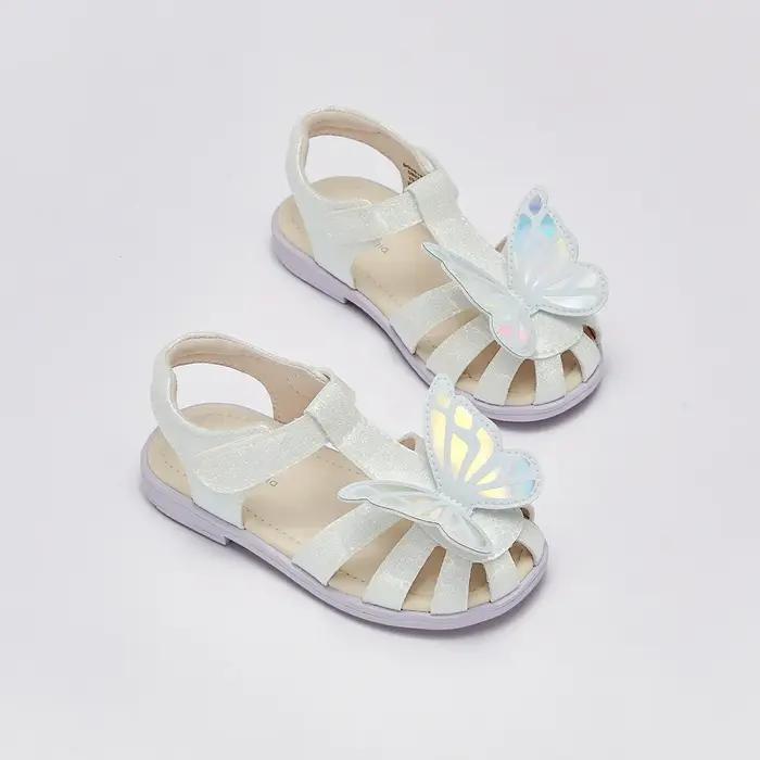 Sandales pour filles Dave Bella, sandales d'été pour enfants, antidérapantes, protection des orteils