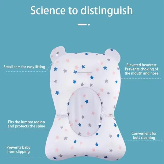 Coussin de bain réglable pour bébé, siège de soutien flottant pour la douche, sécurité et confort pour nouveau-né occasions spéciales