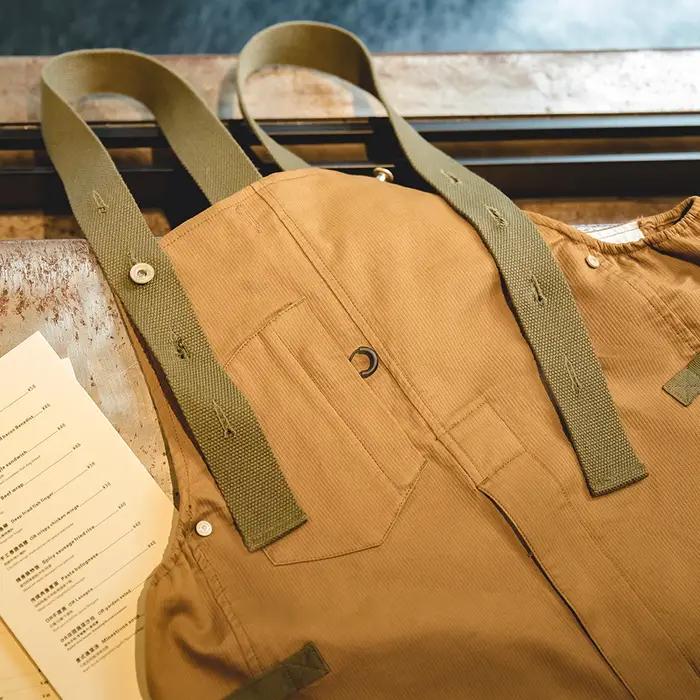 Maden-Pantalon à bretelles rétro américain pour homme, caraco une pièce, pantalon long, streetwear,