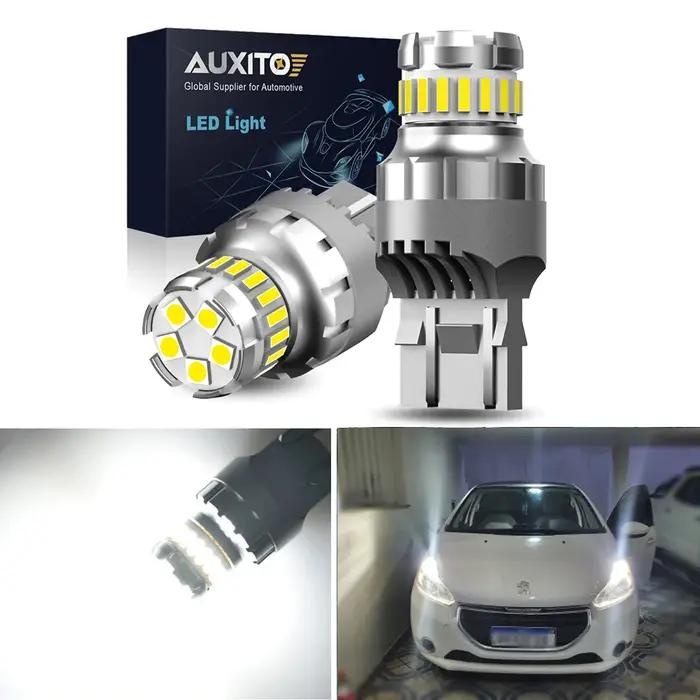 AUXITO 2 pièces T20 LED Canbus 7443 W21/5W ampoule LED 6500K blanc feu de stationnement DRL pour Peu