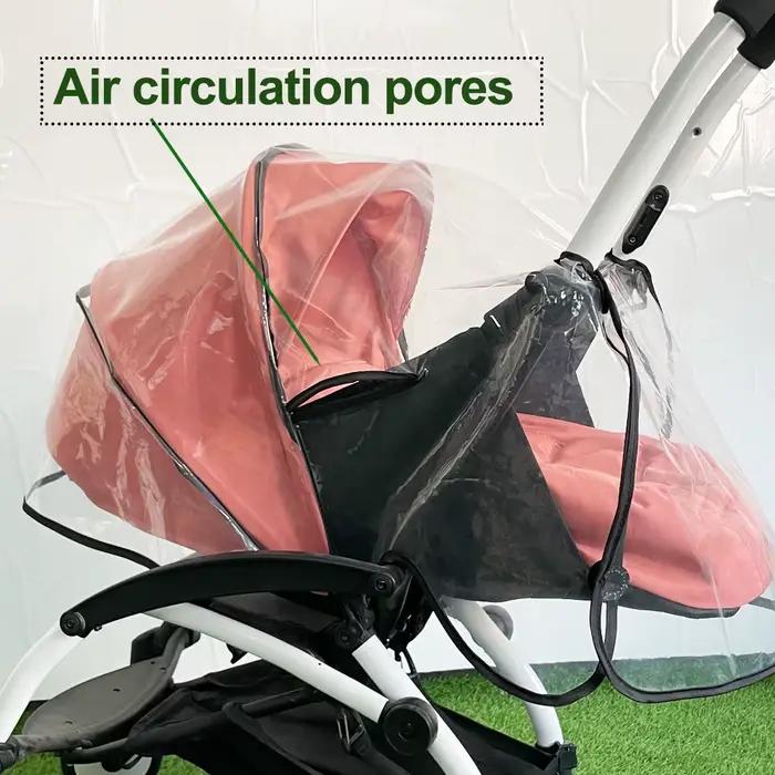 Housse de pluie EVA étanche pour poussette Yoyo - Accessoire bébé compatible Yoyo2 Yoya nest