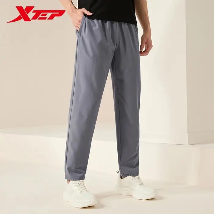 Xtep tissé pantalons de survêtement pour hommes été respirant hommes pantalons de survêtement trajet