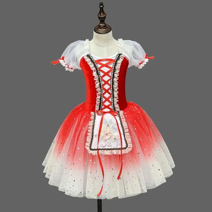 Jupe de ballet pour enfants, jupe de danse pour filles, jupe de ballet pour programme de danse scola