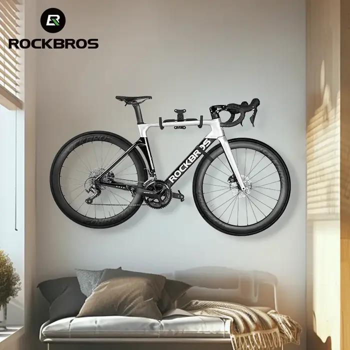 Support de Vélo Mural Réglable Conçu pour VTT et Vélos de Route Occasions Spéciales Garage Intérieur Rangement Pratique Élégant