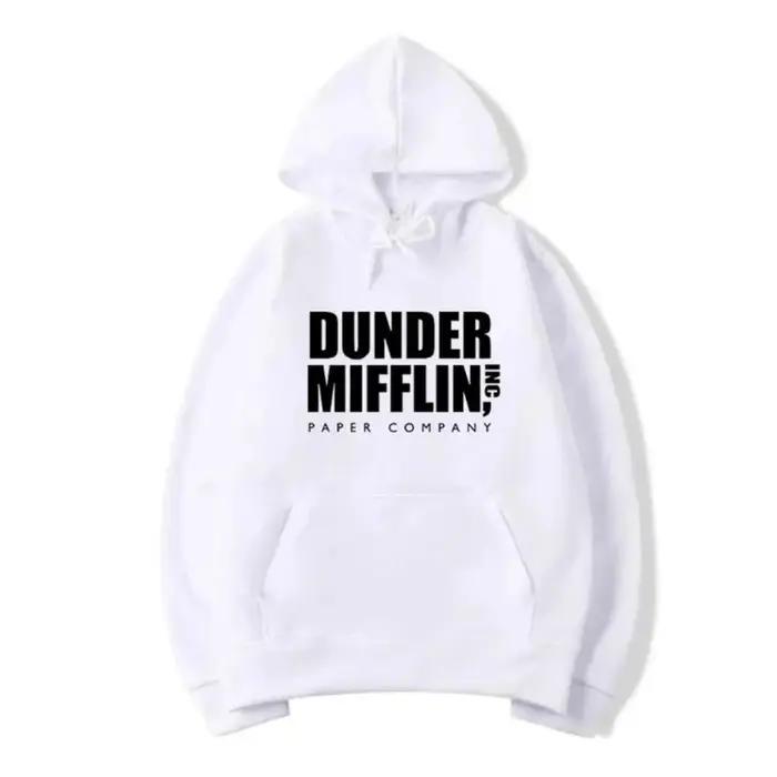Dunder Mifflin Paper Company Sweat à capuche The Office Sweat-shirt unisexe décontracté à capuche