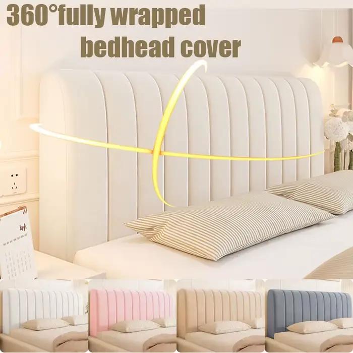 Housse de tête de lit en velours doux et épais pour chambre à coucher protection contre la poussière et l'humidité occassions spéciales cadeau de mariage anniversaire