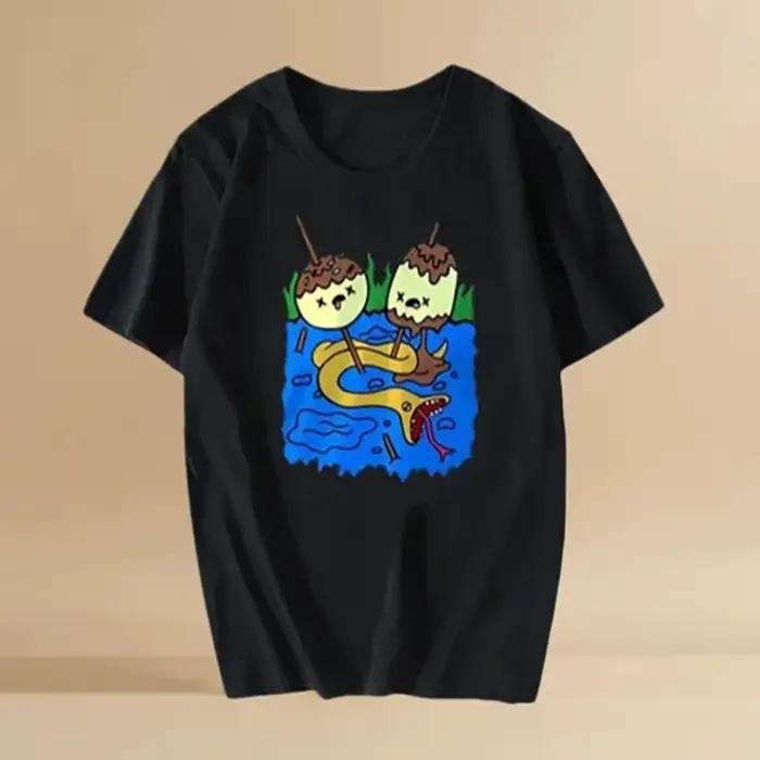 Rock à mâcher princesse décontracté femmes drôle T-Shirt fille Harajuku 90S T-shirt hommes Goth Marc