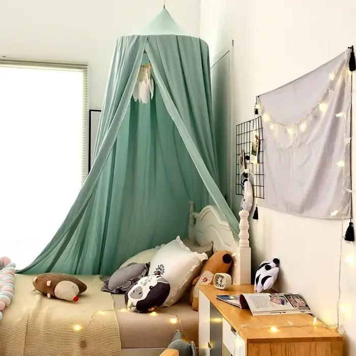Moustiquaire pour enfants rideau de berceau princesse auvent de lit suspendu décoration de chambre coin de vie jeu coin de lecture