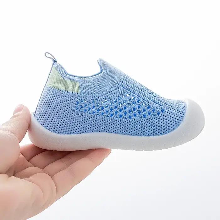 Printemps populaire nouveau bébé chaussures maille tricot respirant enfant filles garçons 0-3T été s