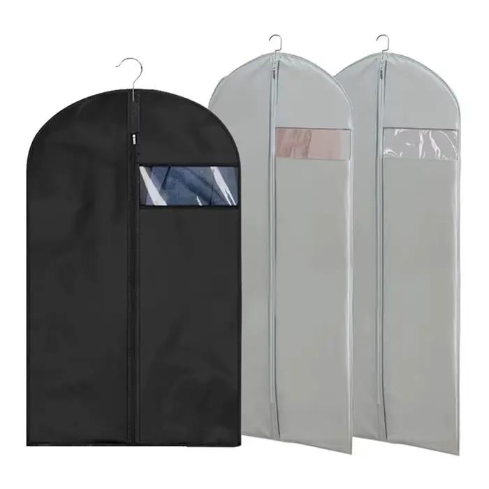 Vêtements imperméables housse anti-poussière manteau costume robe protecteur suspendus sacs à vêteme