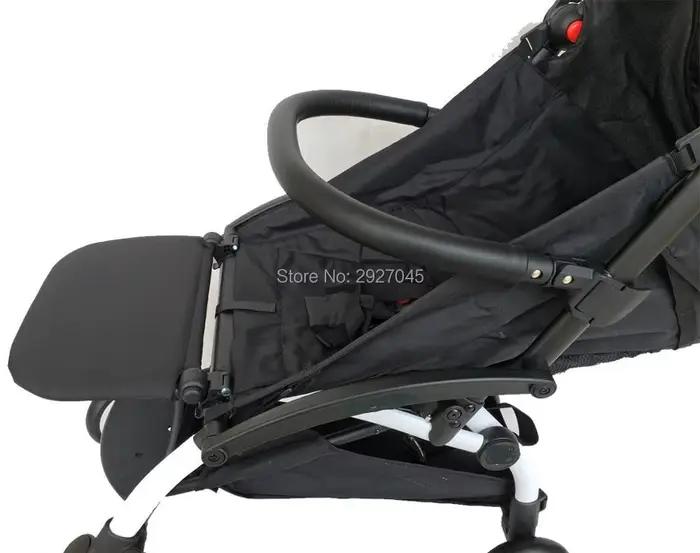 MomTan ® Accessoires de poussette pour bébé, accoudoir en cuir PU, barre de pare-chocs, main coura