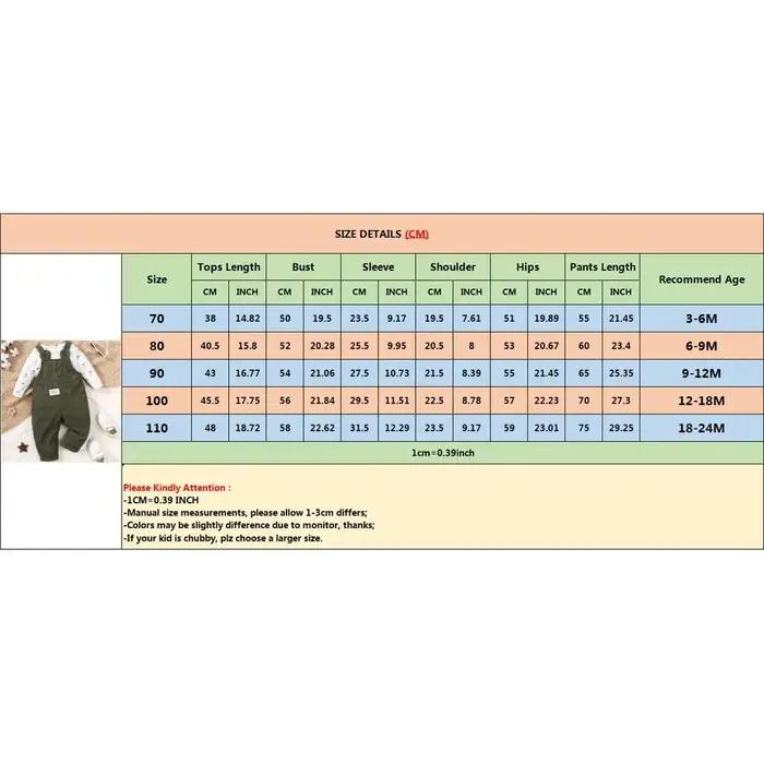 Ensemble vêtements bébé petit ours college haut manches longues pantalon bretelles vert blanc 3-24 mois pour garçons filles occasions spéciales crèche promenades