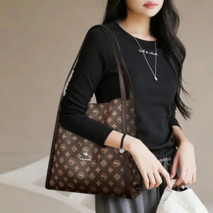 Véritable marque de haute qualité en cuir fourre-tout décontracté sacs à Main de luxe femmes sacs co