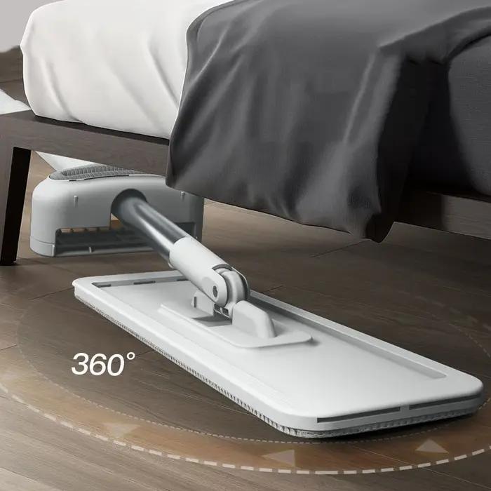 Mmagic – serpillière pour le lavage des sols, nettoyage de la serpillière à rotation plate, seau de