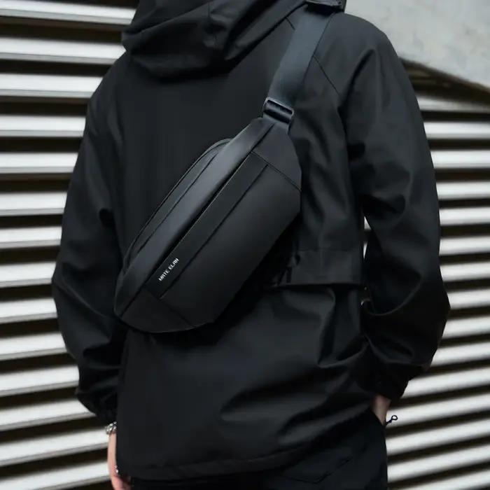 MATE ELAN solide imperméable hommes bandoulière sac à bandoulière quotidien voyage sport Fanny Pack