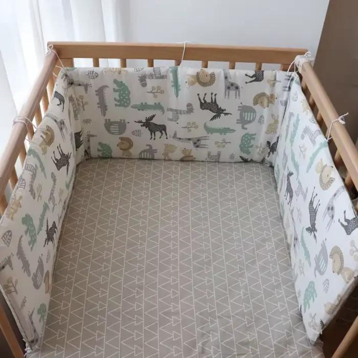 Pare-chocs de lit bébé épais doux mousse haute densité hypoallergénique pour berceau lit à barreaux sécurité confort décoration chambre enfant nouveau-né