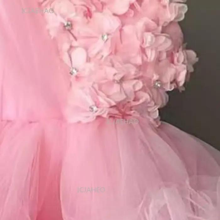 Robes de soirée pour récital de piano, robe tutu fleurie pour filles, tenue de fête formelle pour en