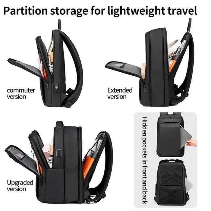 Fenruien multifonction sac à dos étanche USB Charge école sac à dos hommes voyage affaires sacs à do
