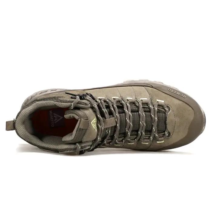 HUMTTO-Chaussures de randonnée en cuir pour hommes, bottes de trekking en plein air, baskets de spor
