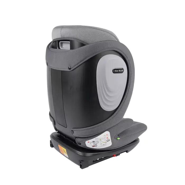 AP03 KL005 Siège auto enfant gris/noir avec certifié ISOFIX,ECE R129, pour 3 à 12 ans, 100-150 CM, 1