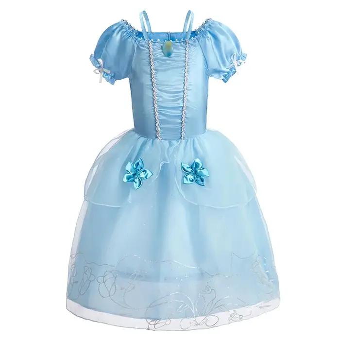 Déguisement d'halloween pour enfants, aurore cendrillon, princesse Disney, déguisement de Festival,