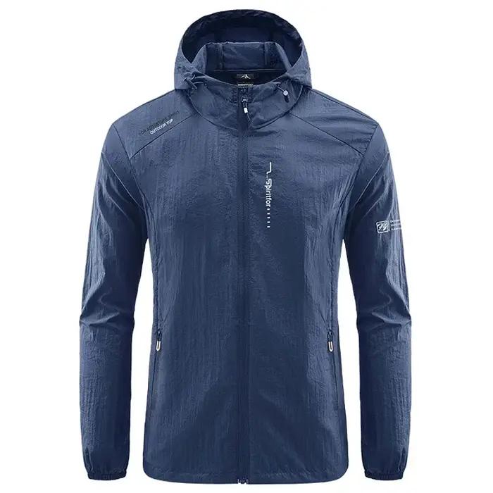 Veste fine de protection solaire pour hommes, séchage rapide, pour l'extérieur, randonnée, pêche, cy
