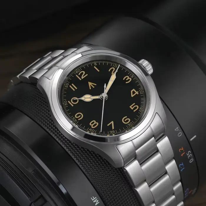 Militado ML08 montre militaire VH31 mouvement à Quartz Double cristal saphir C3 BGW9 lumineux 10Bar