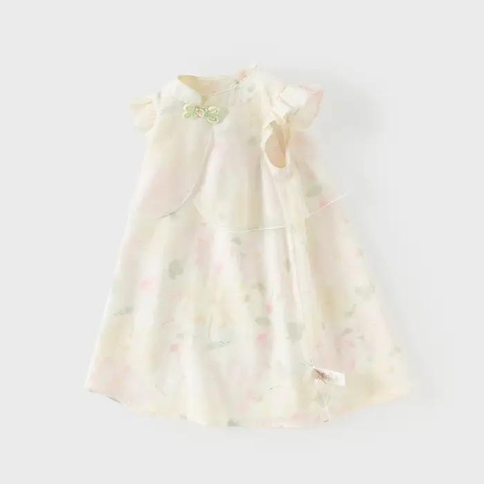 Robes d'été pour filles Dave Bella, robe élégante et décontractée pour enfants, vêtements pour enfan