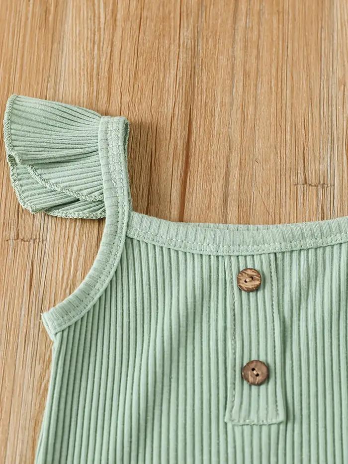 Ensemble de vêtements d'été pour nouveau-né fille, costume en fibre de carbone, short imprimé, vêtem