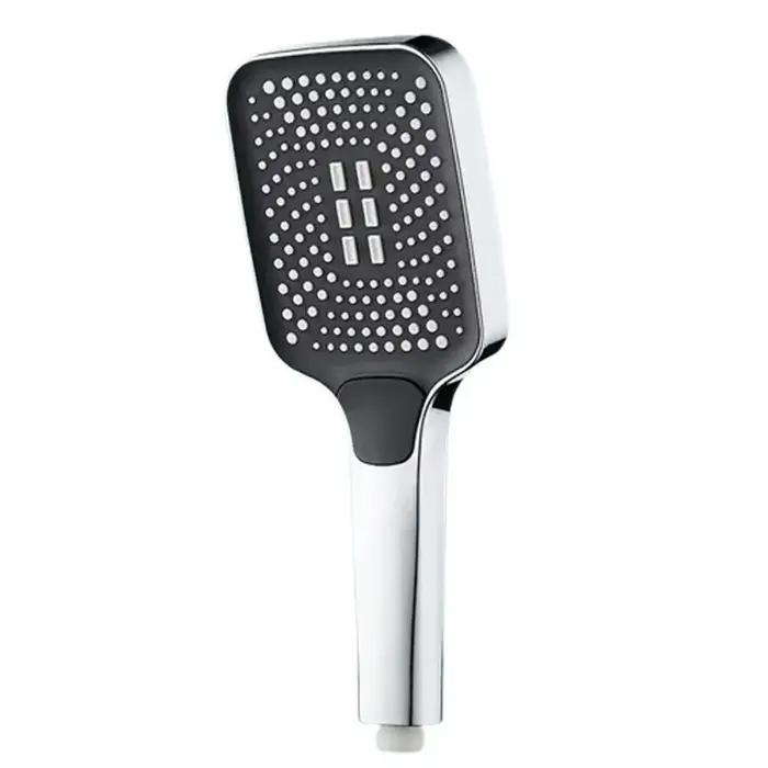 Pommeau de douche à effet pluie réglable, 3 modes, pommeau de douche à grand débit, haute pression,