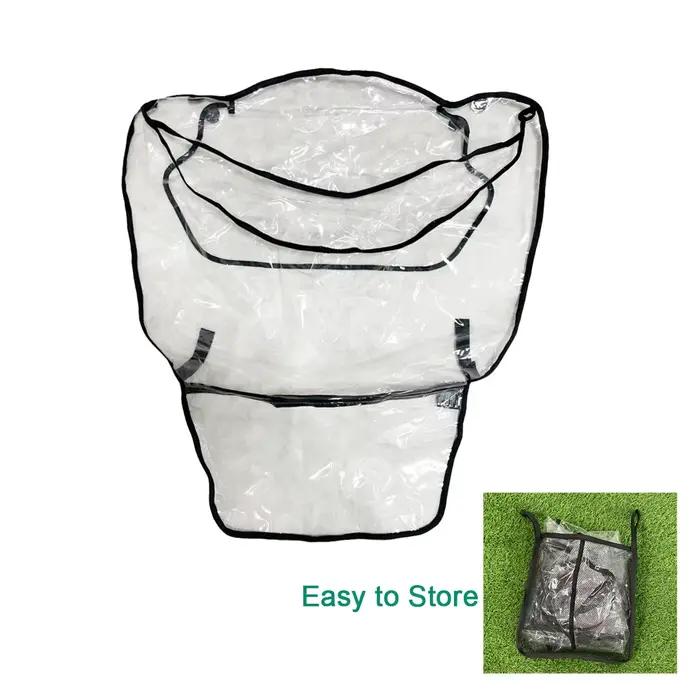 Housse de pluie transparente EVA pour poussette Babyzen YOYO et Stokke - Protection complète contre intempéries