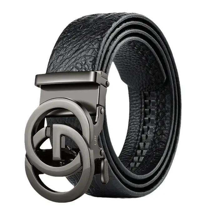 2025 nouveau 3.5cm or Chrome boucle automatique concepteur boucle de ceinture mode hommes d'affaires