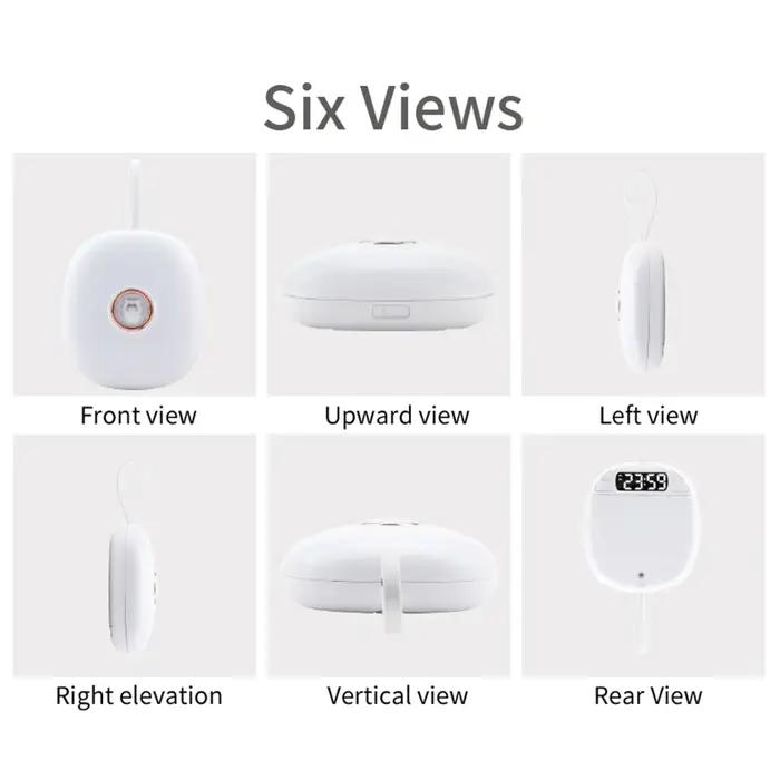 TS-BC670 Réveil Silencieux Vibration Réveil Étudiants Réveil Bain Réveil Artefact Créatif Mignon Ani